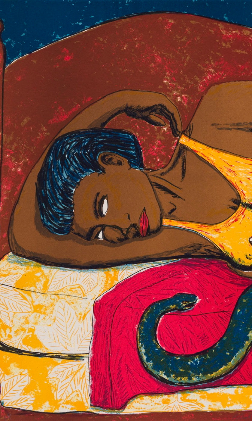 Black Art Biggers, John, (Old Woman) Black Art In America™ Gallery