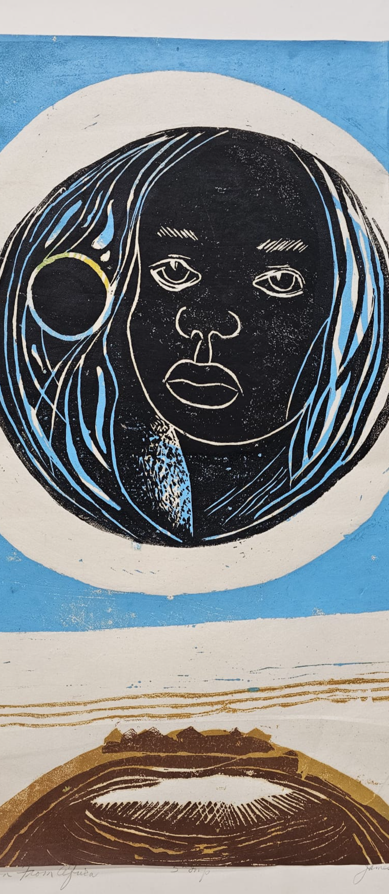 Wells, James Lesesne, (Black Medallion From Africa) – Black Art In