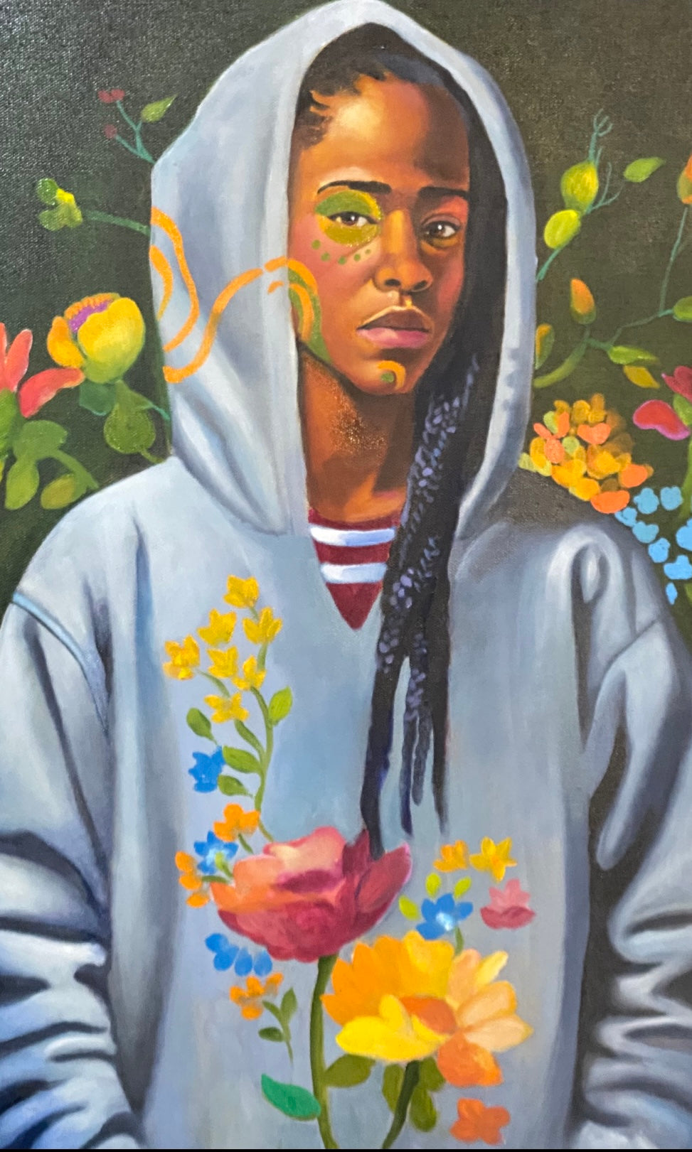 Johnson, Kevin, (Gem Among Flowers) Black Art In America™ Gallery