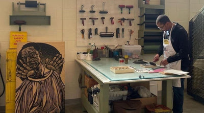 Atlanta Printmakers Studio’s Jamaal Barber Grapples with the High Costs of Cyberfraud