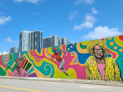 BAIA Talks - Art Murals in Dorsey Park Stopped Team BAIA in Overtown Miami