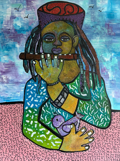 Aqui-Brooks, Gwendolyn, (The Flute Player)
