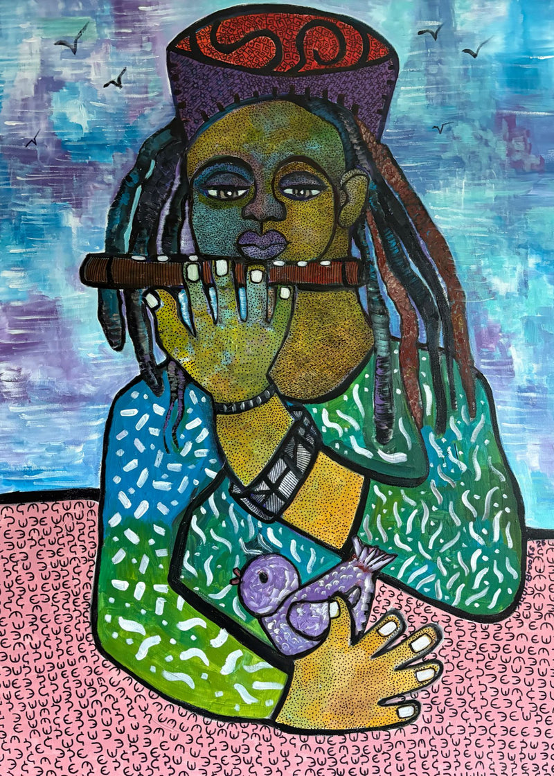 Aqui-Brooks, Gwendolyn, (The Flute Player)