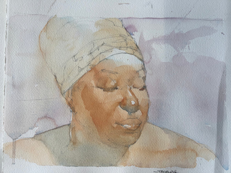 Taylor, James, (Untitled: Yellow Scarf 2)