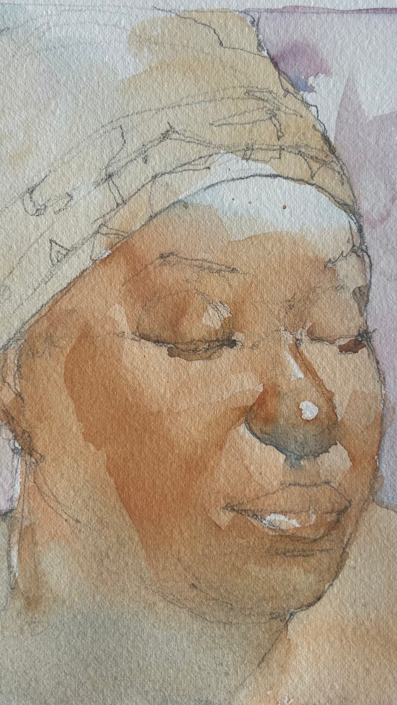 Taylor, James, (Untitled: Yellow Scarf 2)