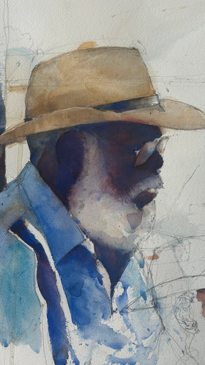 Taylor, James, (Untitled: Double Face)