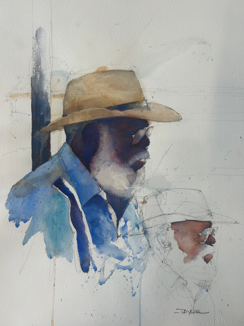 Taylor, James, (Untitled: Double Face)