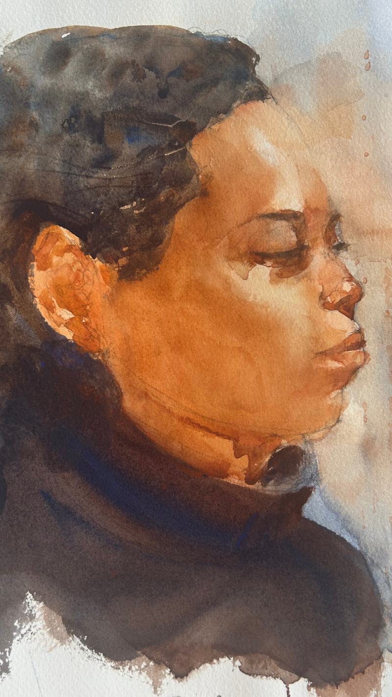 Taylor, James, (Untitled: Side Profile 2)