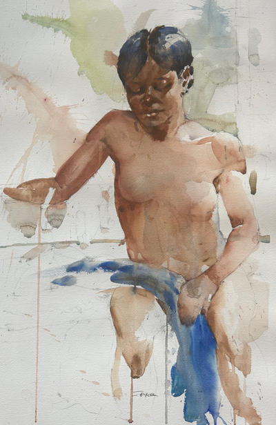 Taylor, James, (Untitled: Blue Towel)