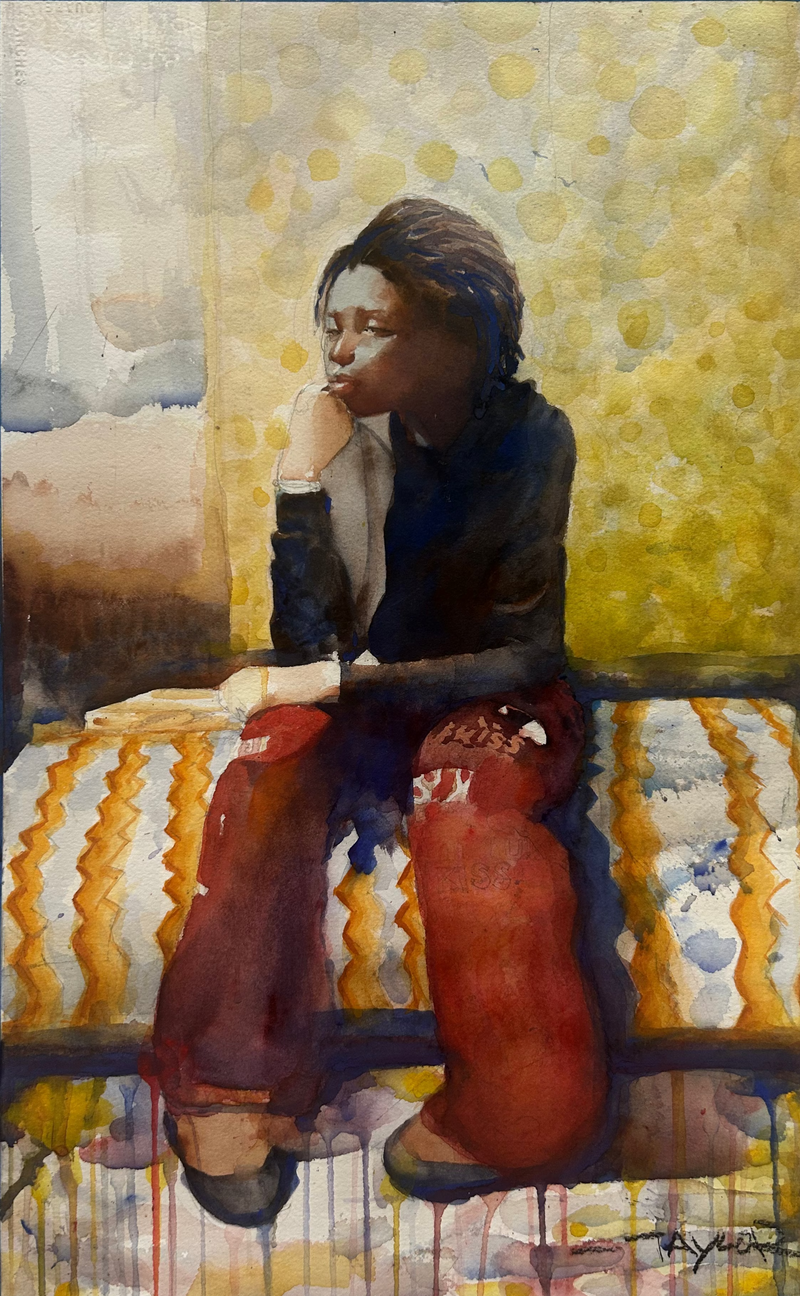 Taylor, James, (Untitled: Red Pants)