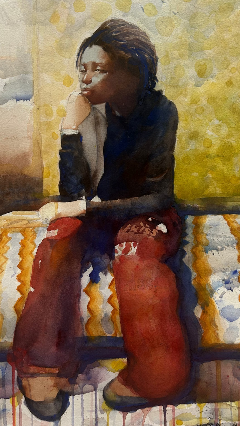 Taylor, James, (Untitled: Red Pants)