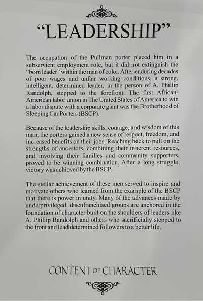 Hunt, George, (Content of Character, Leadership)