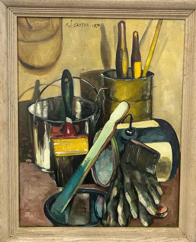 Carter, Albert, (Still Life With Canvas)