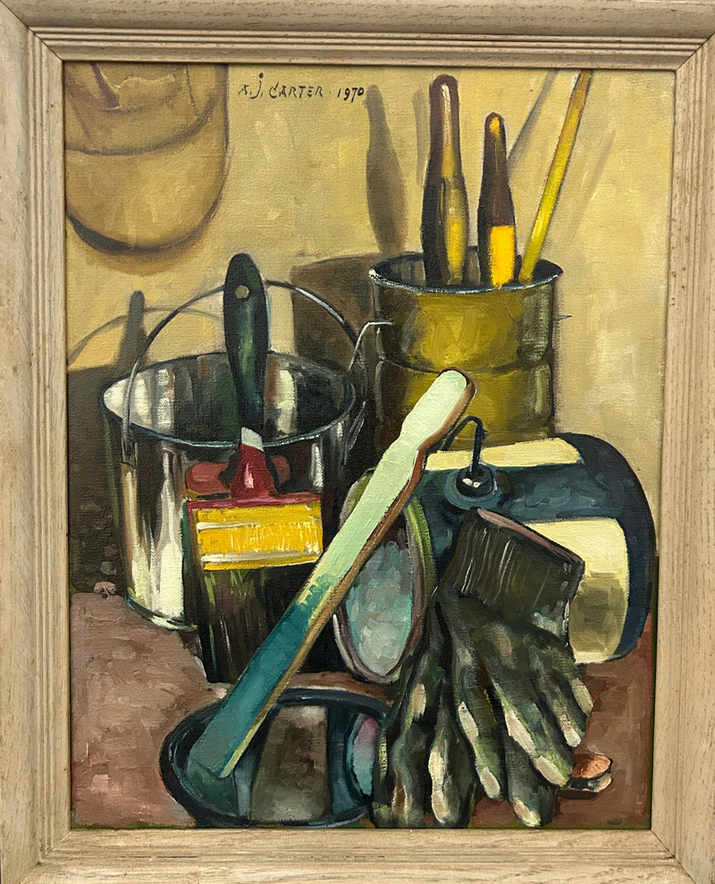 Carter, Albert, (Still Life With Canvas)