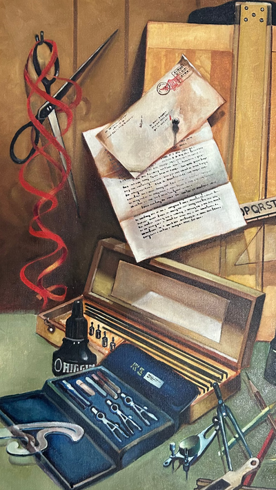 Carter, Albert, (Still Life With Art Objects)