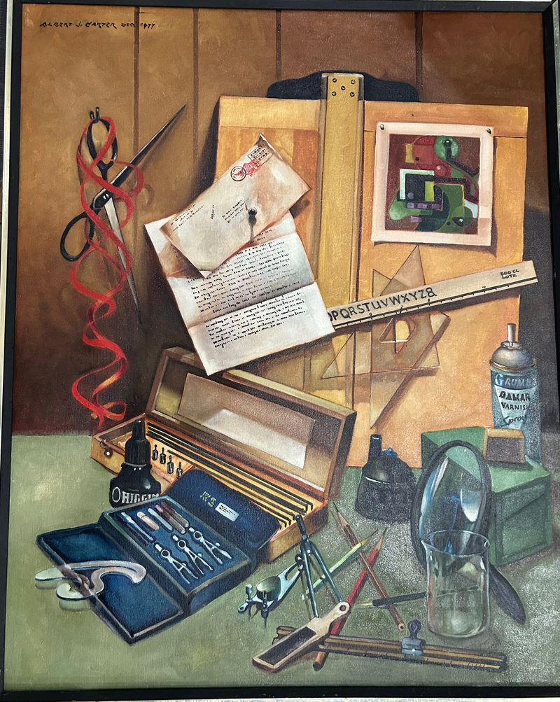 Carter, Albert, (Still Life With Art Objects)