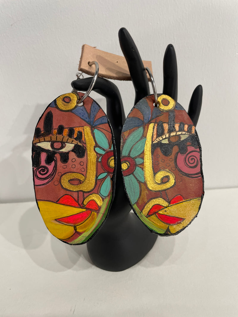 Mitchell, Tonia (Handmade Leather Earrings 