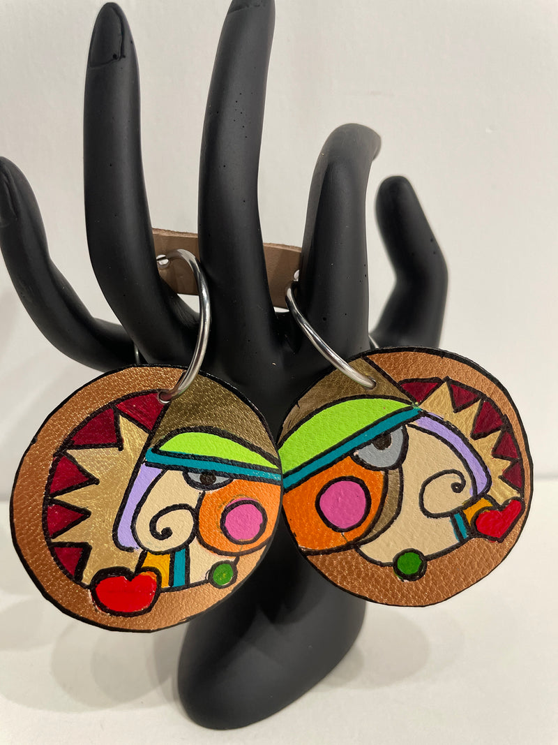 Mitchell, Tonia (Handmade Leather Earrings 