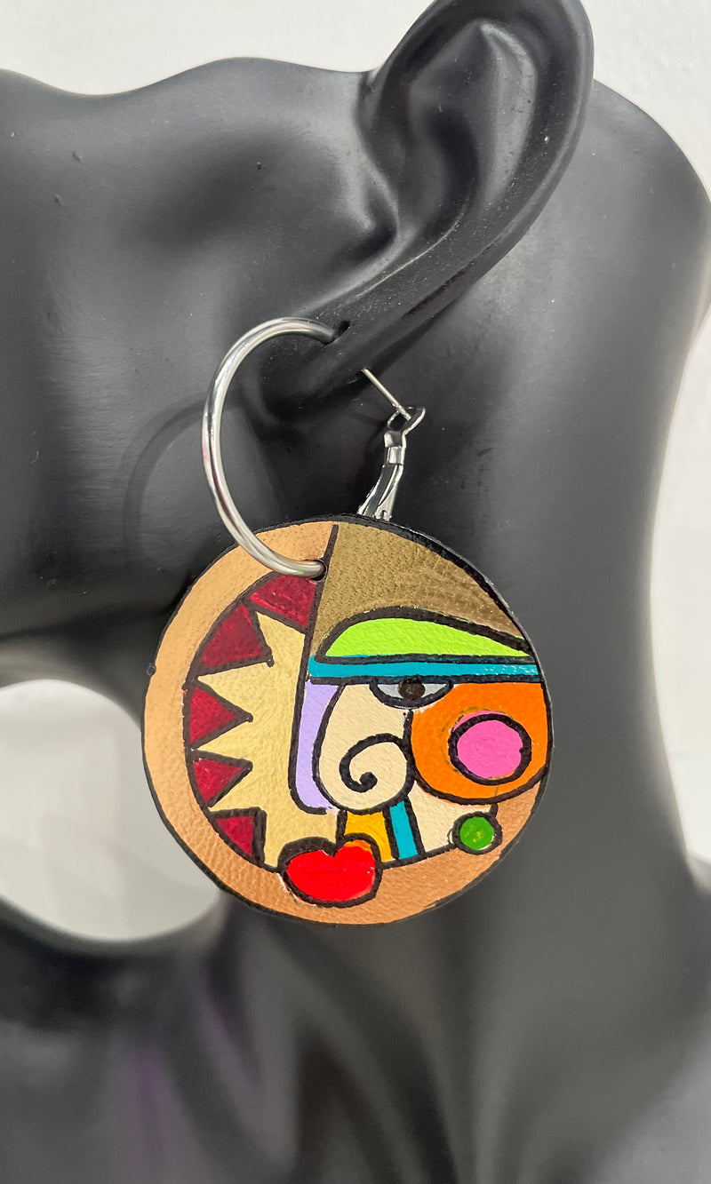 Mitchell, Tonia (Handmade Leather Earrings 