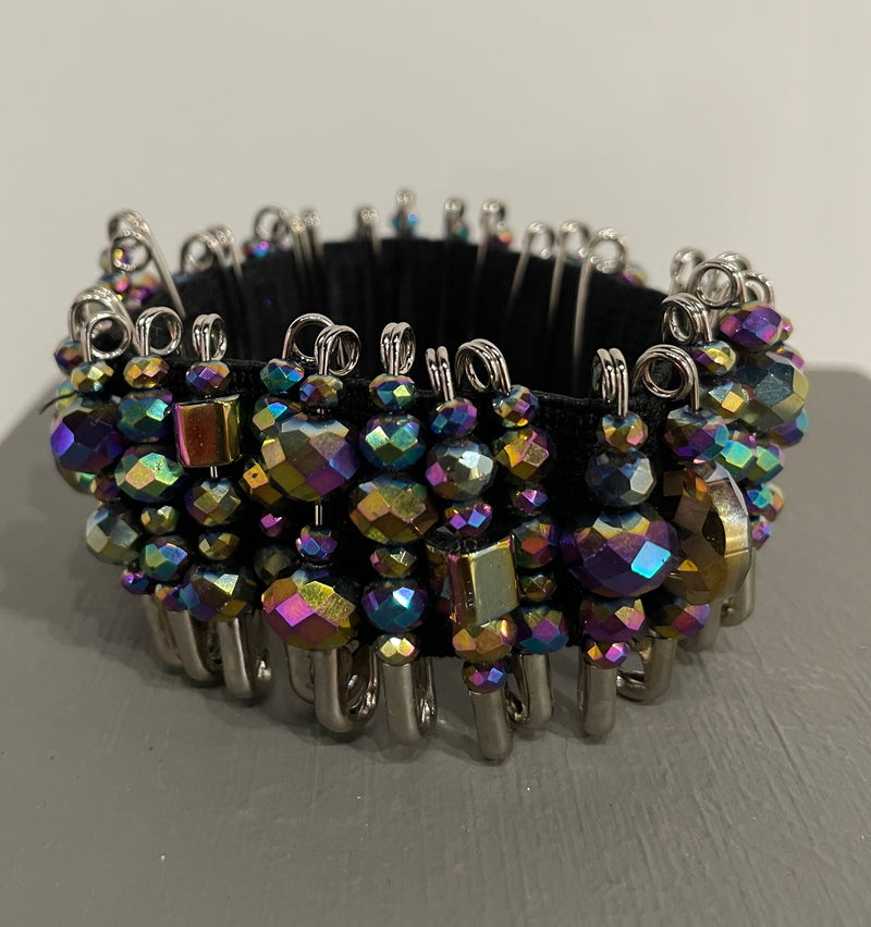 Safety Pin Bracelets by K. Joy Peters (Multi-Color)