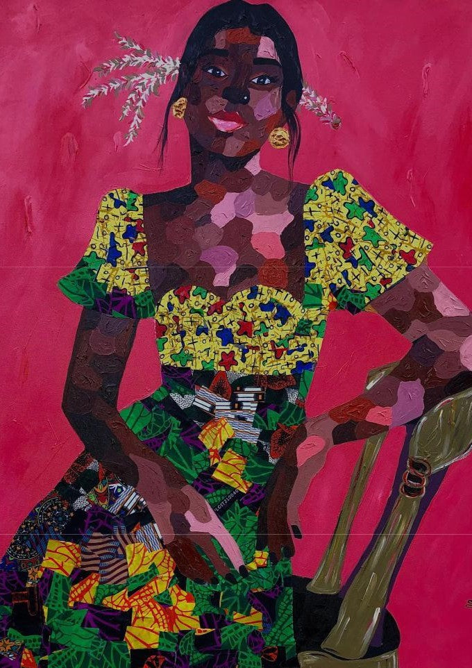 Chioma, Sophia (Peace Within My Walls) Black Art In America™ Gallery