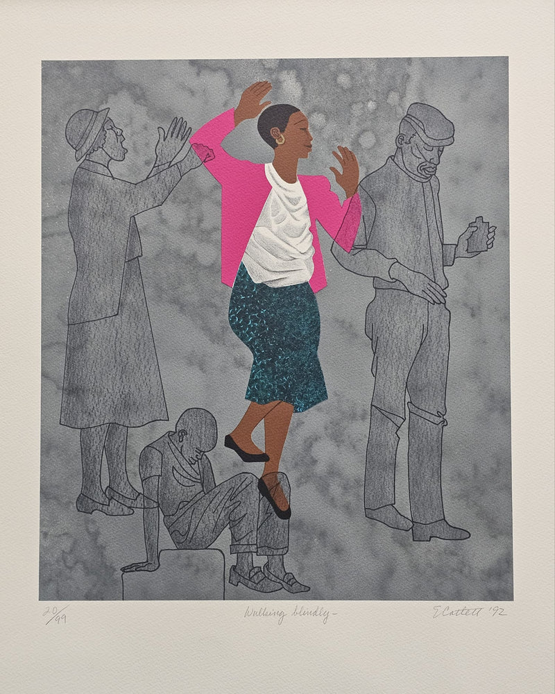 Catlett, Elizabeth, (For My People Portfolio, Walking Blindly)