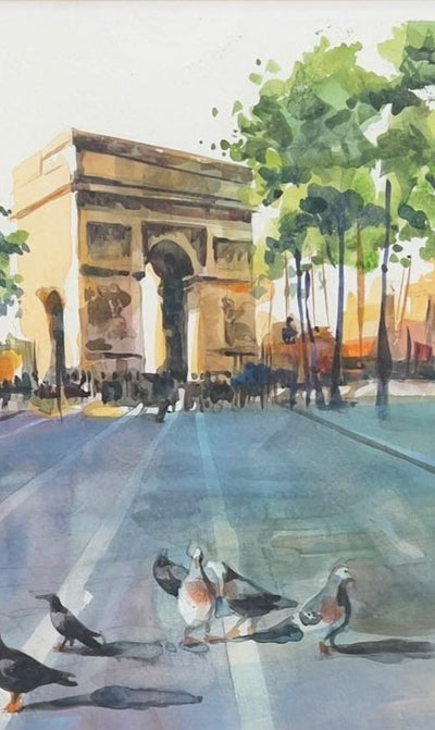 Palmer, Charly (Watercolor Study #1, Paris)