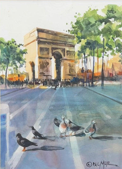Palmer, Charly (Watercolor Study #1, Paris)