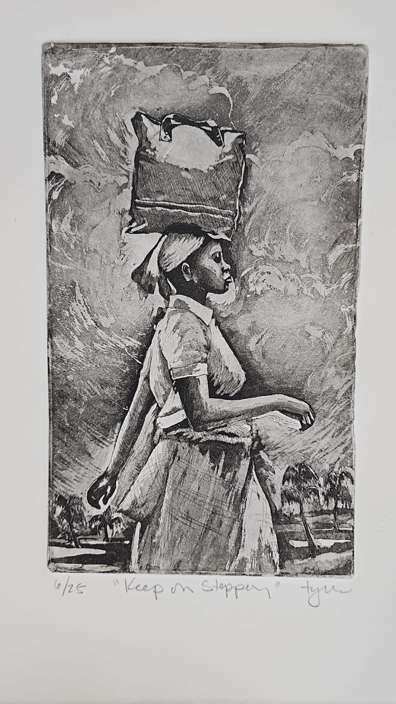 Tyus Artist Tyus, Ronald Kofi, (Keep On Stepping) – Black Art In America™ Gallery ...