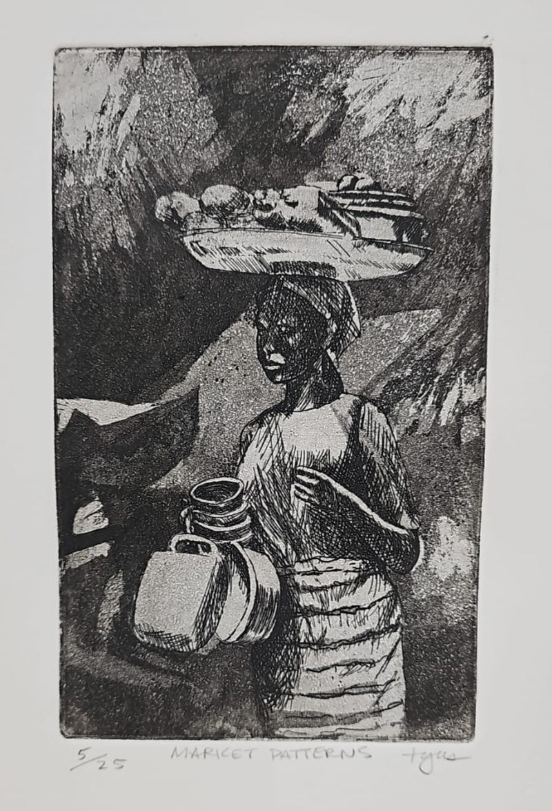 Tyus Artist Tyus, Ronald Kofi, (Market Patterns) – Black Art In America™ Gallery ...
