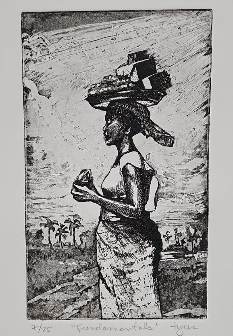Tyus Artist Tyus, Ronald Kofi, (Fundamentals) – Black Art In America™ Gallery & Gardens
