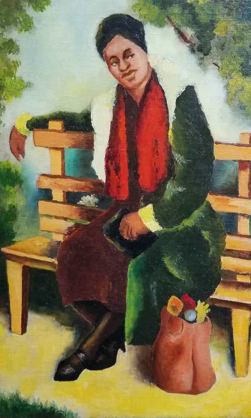 Carter, William S., (Untitled 1939 (Woman on Bench)