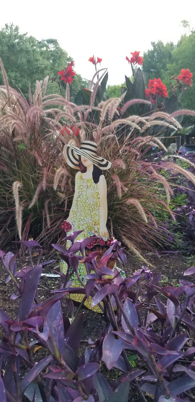 Garden Art (small) - Picking Flowers