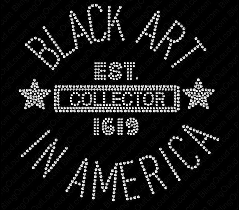 Black Art In America (BAIA Collector Rhinestone T-Shirts)