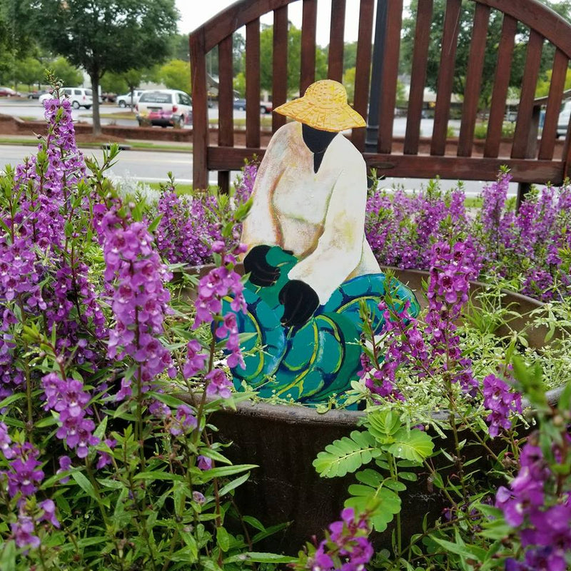 Garden Art - Big Mama Picking Greens