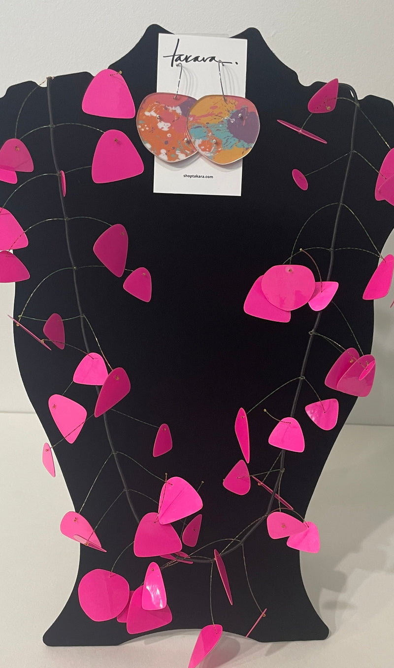 Kinetic Necklace, Pink by Takara