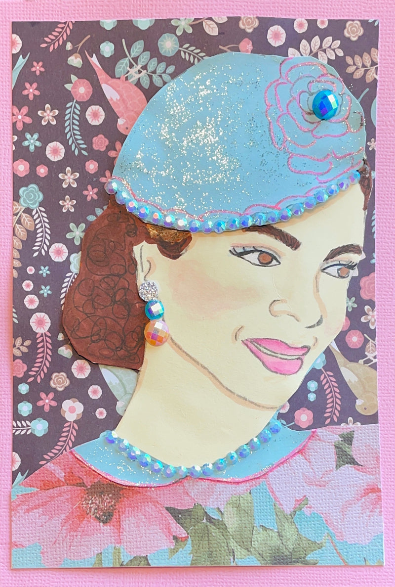 McDaniel, Alicia (Sophisticated Hat Lady: Pink and Blue)