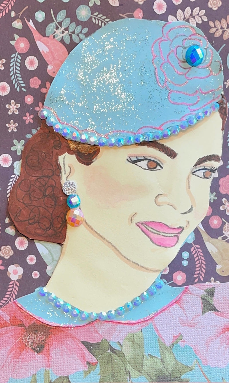 McDaniel, Alicia (Sophisticated Hat Lady: Pink and Blue)