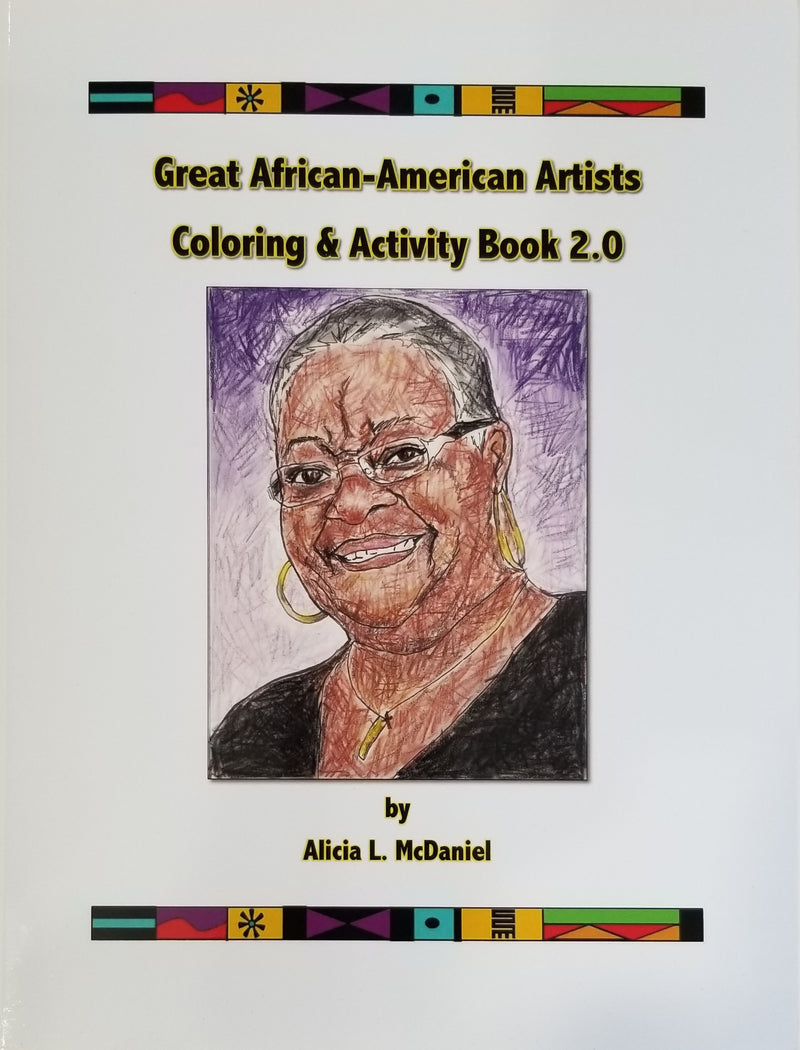 Book: 2.0 - Great African American Artists Coloring and Activity Book (NEW)