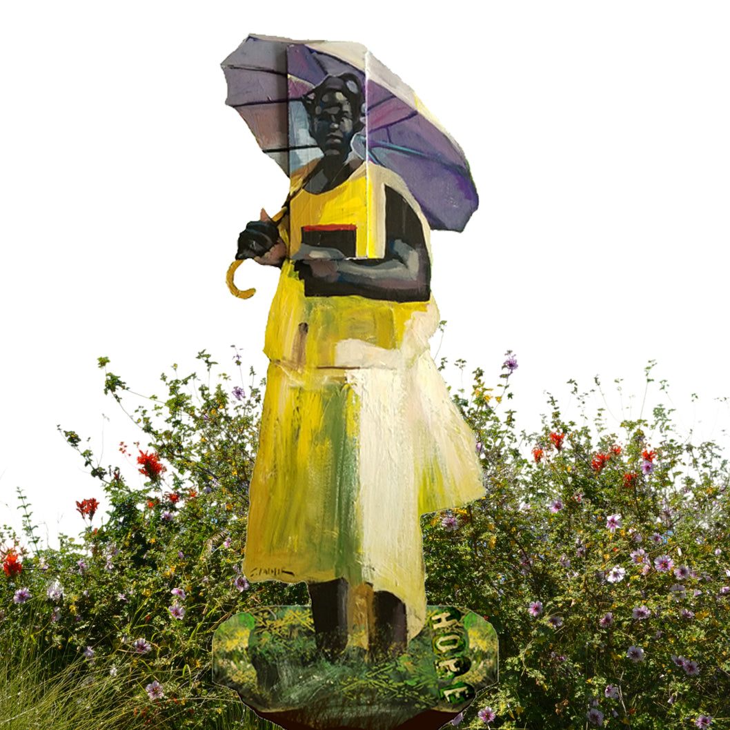 Garden Art (small) - Big Mama by Charly Palmer – Black Art In