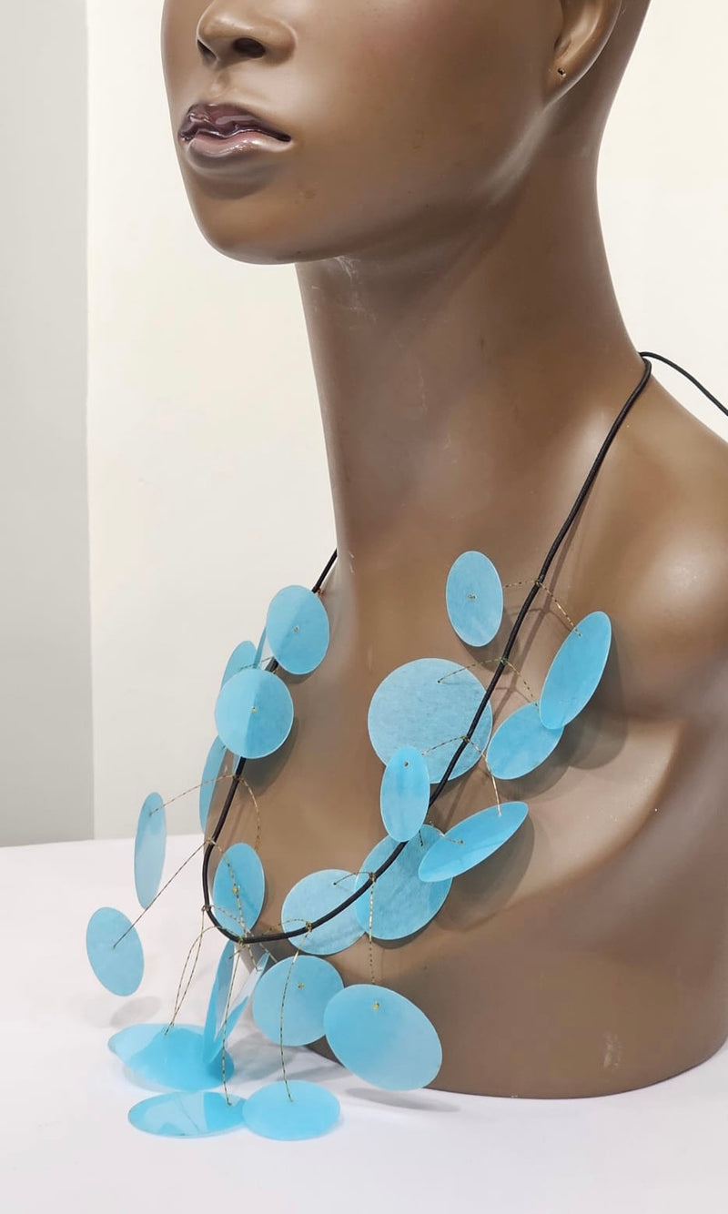 Kinetic Necklace (Turquoise) by Takara