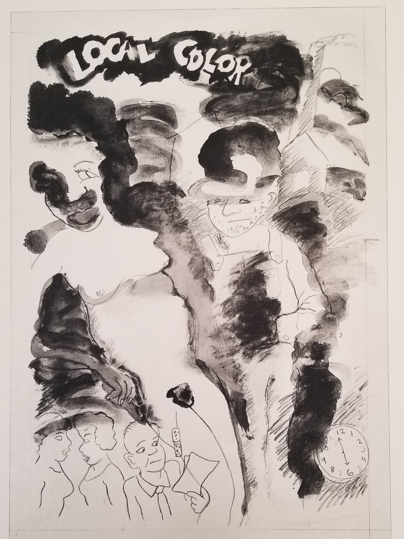 Colescott, Robert, (Local Color) – Black Art In America™ Gallery & Gardens