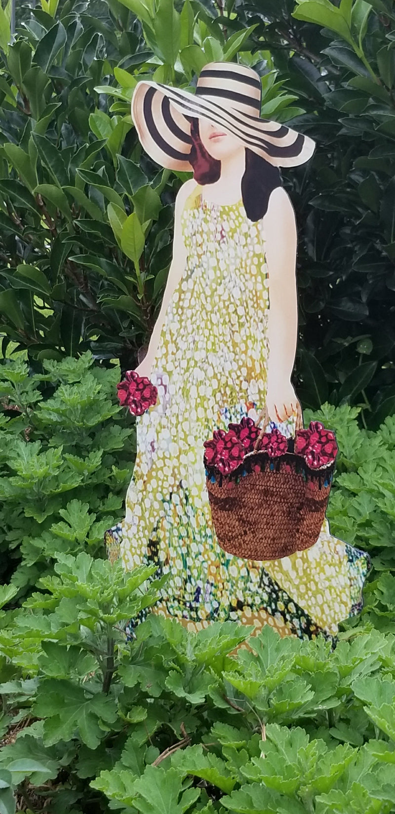 Garden Art (small) - Picking Flowers