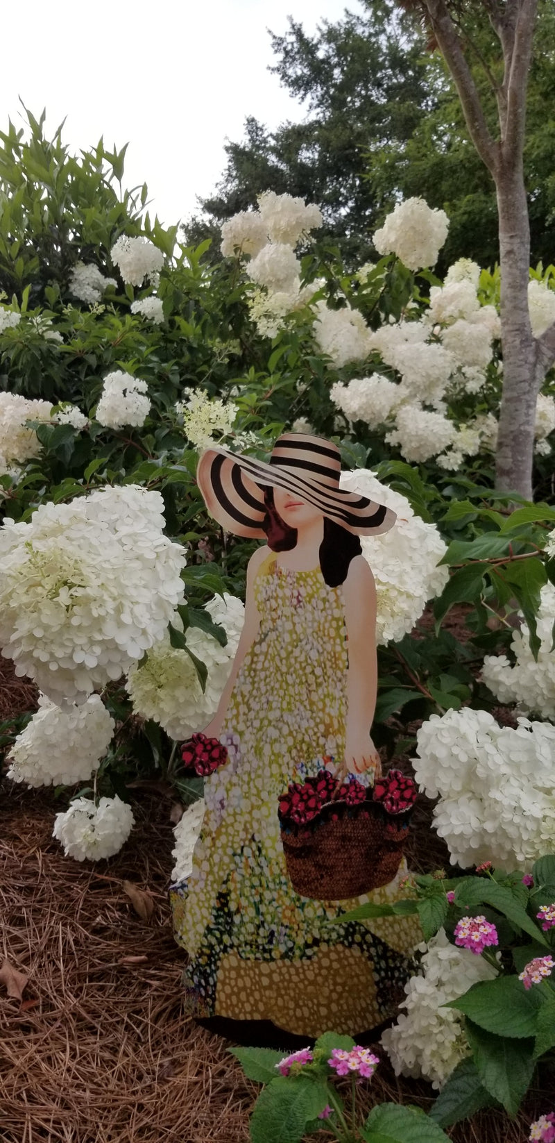 Garden Art (small) - Picking Flowers