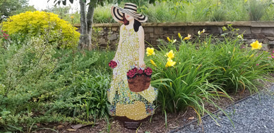 Garden Art (small) - Picking Flowers