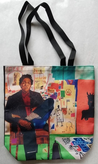 Basquiat Inspired Tote Bag by Khalif Thompson