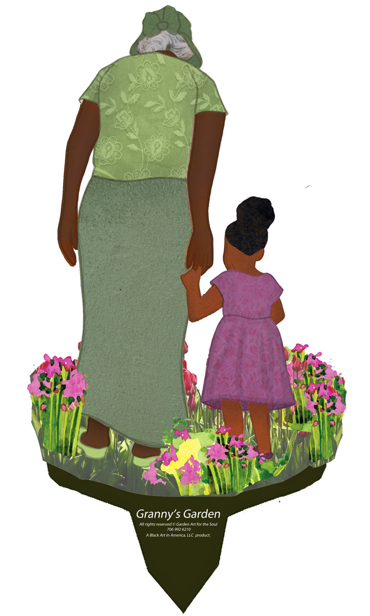 Garden Art Granny's Garden Black Art In America™ Gallery & Gardens