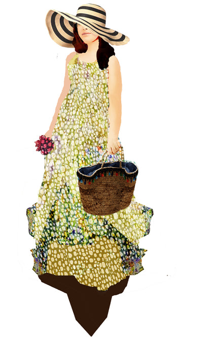 Garden Art (small) - Picking Flowers