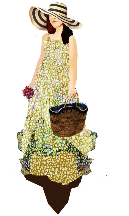 Garden Art (small) - Picking Flowers